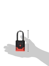 Picture of Strattec 7018518 GM Padlock Chrome Steel with Automotive Key