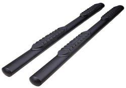 Picture of TFX Lighting A1556T 4-Inch Oval Straight Nerf Bars Black Steel with Step Pads