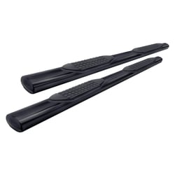 Picture of TFX Lighting A1553S 4-Inch Oval Straight Polished Stainless Steel Nerf Bars with Step Pads