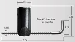 Picture of Strattec BOLT 7025286 Trailer Coupler Pin Lock for Chrysler Ignition Key