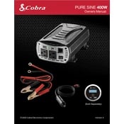 Picture of Cobra CPI400PSW 400W Pure Sine Wave Power Inverter with Fast Charge USB