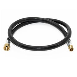 Picture of Flame King MB100383-48 48-Inch LP and Natural Gas Thermoplastic Hose Assembly 3/8" ID MNPT x 1/2" Female Flare