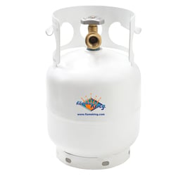 Picture of Flame King YSN5LB 5 lb Refillable Steel Propane Cylinder with OPD Valve