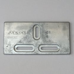 Picture of CMP CMZ10A Diver's Dream 3-Slot Aluminum Bolt-On Hull Plate Anode 12 x 6 In