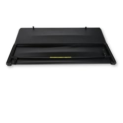 Picture of TrailFX TFX5009 Soft Tri-Fold Tonneau Cover Black Vinyl with Aluminum Rails