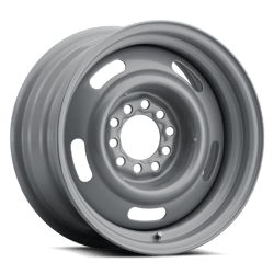 Picture of Raceline Wheels 6356090-CP Silver Rallye 15x6 5x4.5/4.75 Wheel with Center Cap