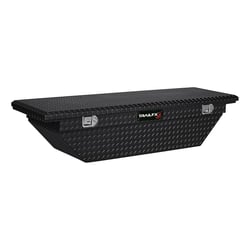 Picture of TFX Lighting 120632 63-Inch Black Low Profile Single Lid Angled Crossover Truck Tool Box