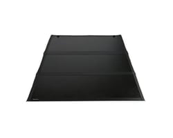 Picture of TrailFX TFX1528 Hard Tri-Fold Tonneau Cover Low Profile Black FRP