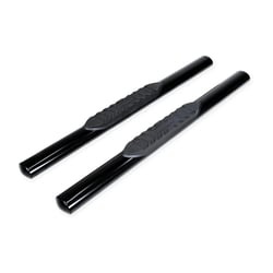 Picture of TFX Lighting 2950522053 4" Oval Straight Step Bar Black Powder Coat with Step Pads
