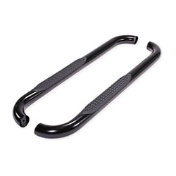 Picture of TFX Lighting 1130308093 3-Inch Round Sidebar Running Board Step Bar Black Steel Rocker Panel Mount