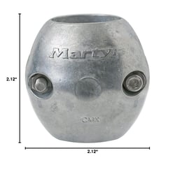 Picture of CMP CMX04AL Streamlined Aluminum Shaft Anode 1-1/8" ID x 2.36" OD x 2-1/4" H