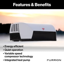 Furrion FACR18HEDA-PS-AM Chill Cube 18K BTU Ducted RV Heat Pump Air Conditioner White R32 — image 3