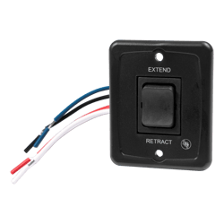 Lippert Components V000436708 Solera Regal Power Awning Hardware Kit 69in Flat Black with Wire and Switch — image 4