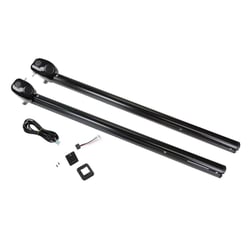 Picture of Lippert Components V000436708 Solera Regal Power Awning Hardware Kit 69in Flat Black with Wire and Switch