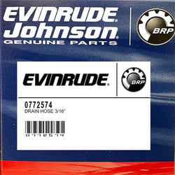 Picture of OMC 0772574 Fuel Drain Hose 3/16" OEM Johnson Evinrude BRP