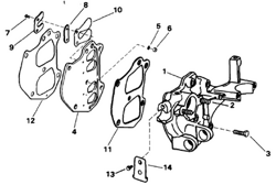 Picture of OMC 0325260 Leaf Plate Gasket for Johnson Evinrude Outboard Motors