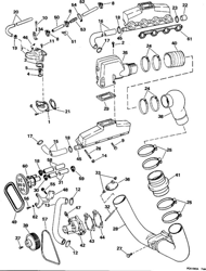 Picture of OMC 3853787 Water Temperature Sending Unit Assembly