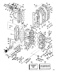 Picture of OMC 0331917 Plate to Crankcase Gasket for Johnson/Evinrude Outboards