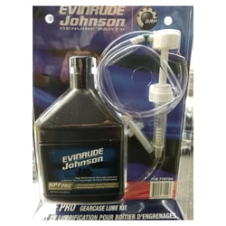Picture of OMC 0778754 HPF Pro Gearcase Lubricant Kit 32 oz with Fill Pump