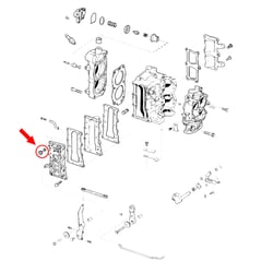 Picture of OMC 0307551 Gearcase Fill & Drain Plug Screw - 10 Pack
