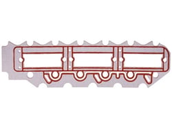 Picture of OMC 0336227 Intake Manifold Gasket Starboard Johnson Evinrude V6