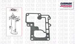 Picture of OMC 0313065 Exhaust Housing Gasket for Johnson Evinrude Outboard Motors