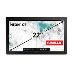 Picture of Simrad 000-16560-001 NSO 4 22-Inch Glass-Bridge Multifunction Display with C-MAP Discover X