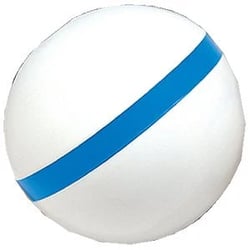 Picture of Taylor Made 2020108668 Sur-Moor T3C Hard Skin Mooring Buoy 30" White with Blue Reflective Stripe