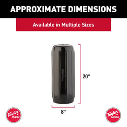 Picture of Taylor Made 2820BBBTMP Big B Inflatable Vinyl Boat Fender 8x20 Black 2-Pack