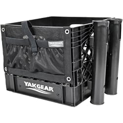 Picture of YakGear 01-0026-01 Kayak Angler Starter Crate Kit with Rod Holders and Accessory Pouch