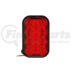 Picture of Peterson 850R-1 Rectangular LED Rear Stop, Turn & Tail Light with Hardwired Leads
