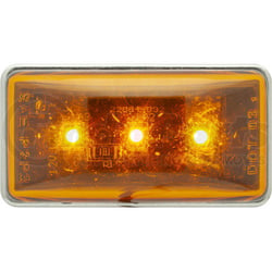 Picture of Optronics MCL95ABP Amber LED Mini Rectangular Marker Clearance Light Stud Mount