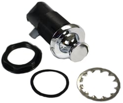 Picture of Southco MP-05-112-11 MP Point Push-to-Close Latch, Oval Perpendicular Chrome Flange & Knob