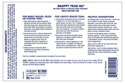 Picture of Snappy Teak STN-G2 Teak-Nu Two-Step Teak Cleaner Neutralizer Formula No. 2 Gallon