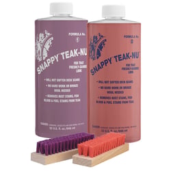 Picture of Snappy Teak STN-QKIT Teak-Nu Two-Step Teak Cleaner & Restorer Quart Kit