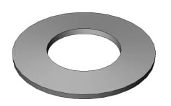 Picture of Lippert Components 275048 3/8 Belleville Washer .382 ID x .750 OD x .032 Mechanical Zinc