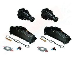 Picture of Quicksilver 8M0164160 Dry Joint Exhaust Manifold & Elbow Conversion Kit MerCruiser V6
