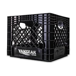 Picture of YakGear BMC13 Square Kayak Angler Crate 13x13 Black Milk Crate