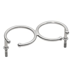 Picture of Whitecap Industries S-3513P Stud-Mount Double Cup Holder 316 Stainless Steel Marine