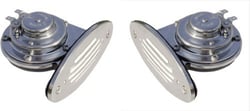 Picture of Schmitt Marine 10055 Mini Dual Drop-In Marine Horn with Stainless Steel Grills High & Low Pitch
