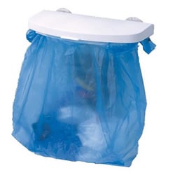 Picture of BoatMates 2132-1 Trash Stasher Marine Bag Holder with Hinged Cover, White