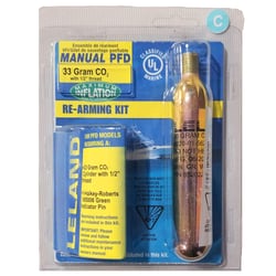 Picture of Leland 840AMU-86121Z Inflatable PFD Rearming Kit Manual 38g CO2 3/8" Threaded