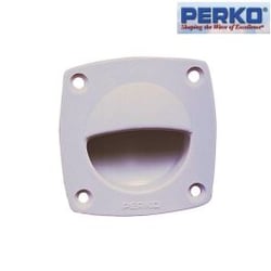 Picture of Perko 1016DP0WHT Flush Pull White Polymer Marine Cabinet Hardware