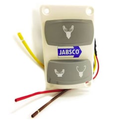 Picture of Jabsco 37047-2000 Dual Rocker Switch Panel for Quiet Flush Marine Toilets