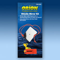 Picture of Orion 505 Safety Whistle and Mirror Signal Kit Marine Signaling Combo