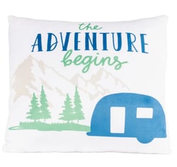 Picture of Lippert Components 2024121153 Wander & Rest Adventure Begins Camping Throw Blanket