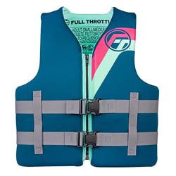 Picture of Full Throttle 142100-505-030-27 Adult Rapid-Dry Life Jacket S/M Aqua