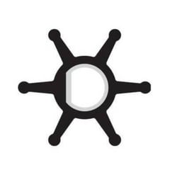 Picture of Sherwood Pump 08000K-SHW Neoprene Impeller Kit with O-Ring for G8001 & G8002 Marine Pumps