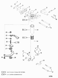 Picture of Quicksilver 4002321 Actuator Stud Washer for Zeus Drive System