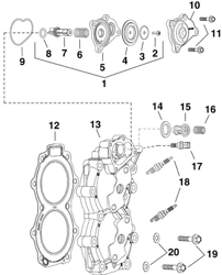 Picture of Sierra 18-5701 Pressure Relief Spring for Johnson/Evinrude Outboard Motors